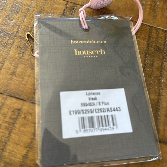 House of CB - BLACK SATIN STRAPLESS CORSET MAXI - Picture 8 of 12